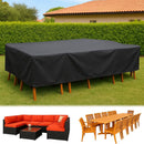 Capa Impermeável Retangular para Móveis Externos Preta