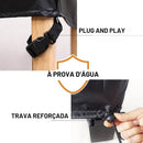 Capa Impermeável Retangular para Móveis Externos Preta