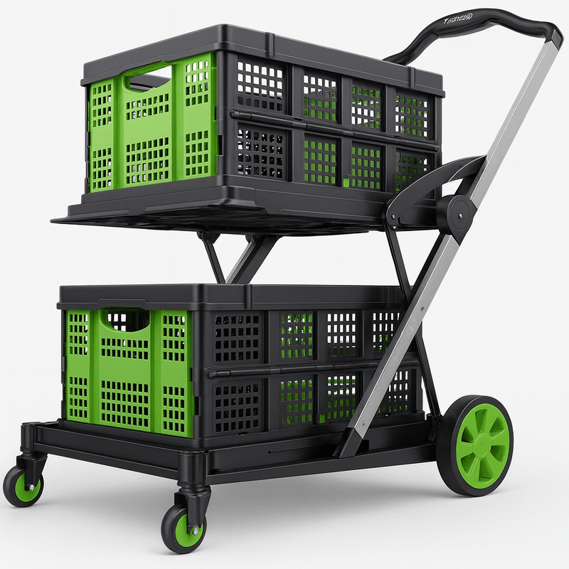 Carrinho de Compras Dobrável e Portátil - FlexCart